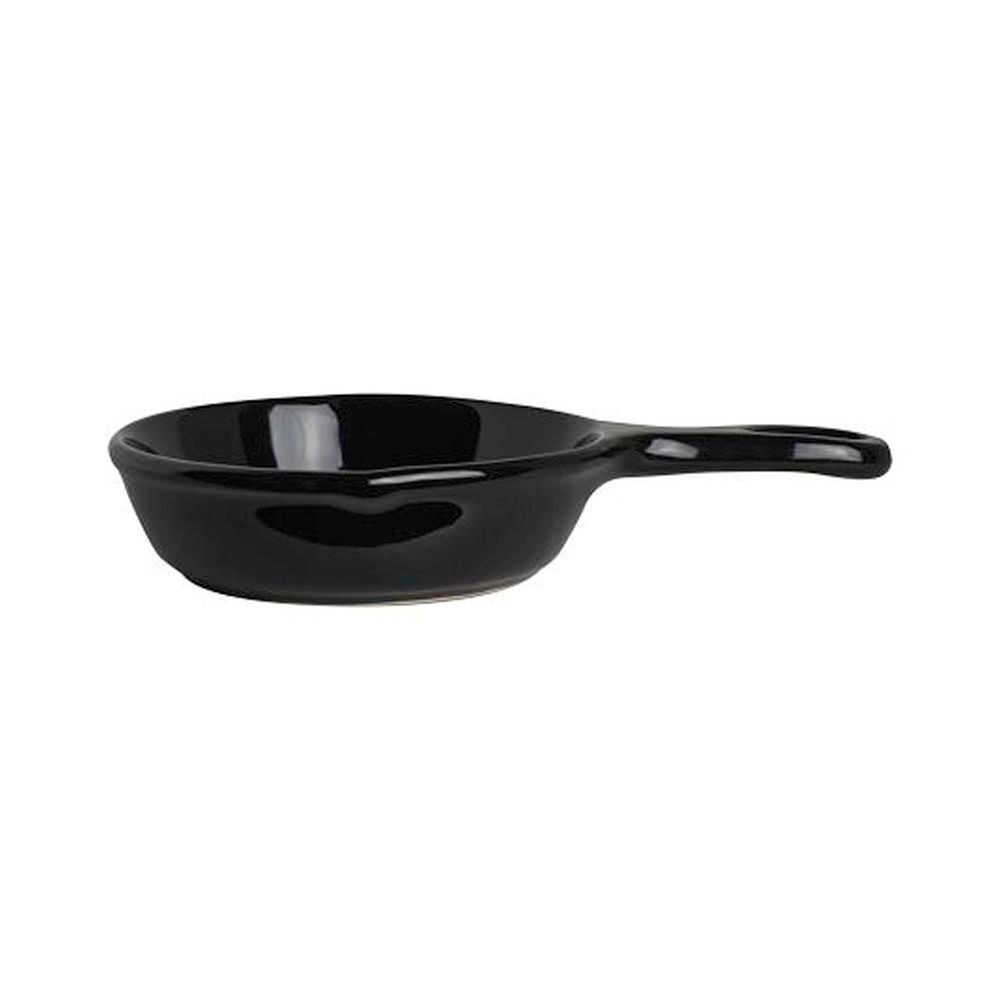 Anfora Black 24 Ounce Cast Iron Skillet, 12 Count