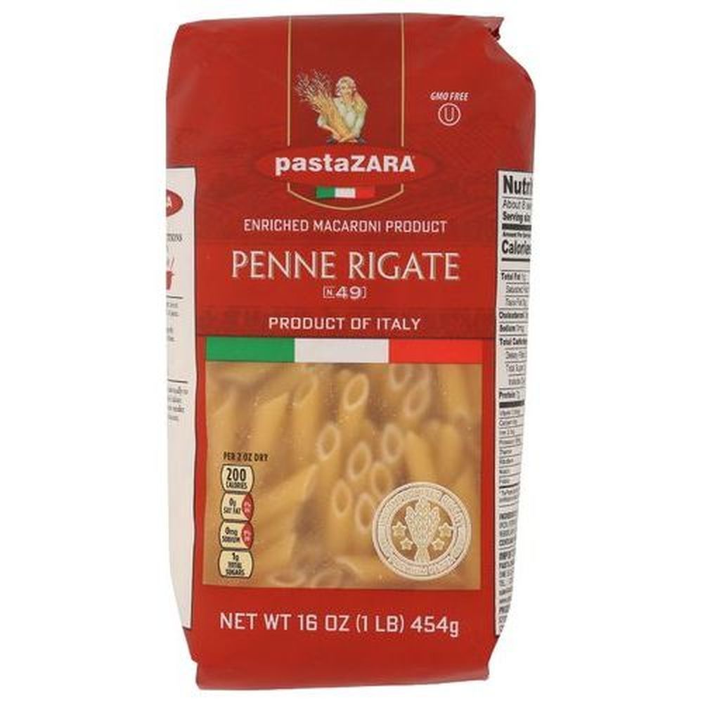 Pasta Zara Penne Rigate Pasta, 16 Ounce -- 20 Per Case