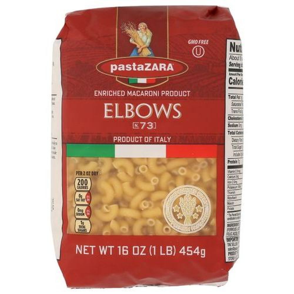 Pasta Zara Elbow Pasta, 16 Ounce -- 20 Per Case