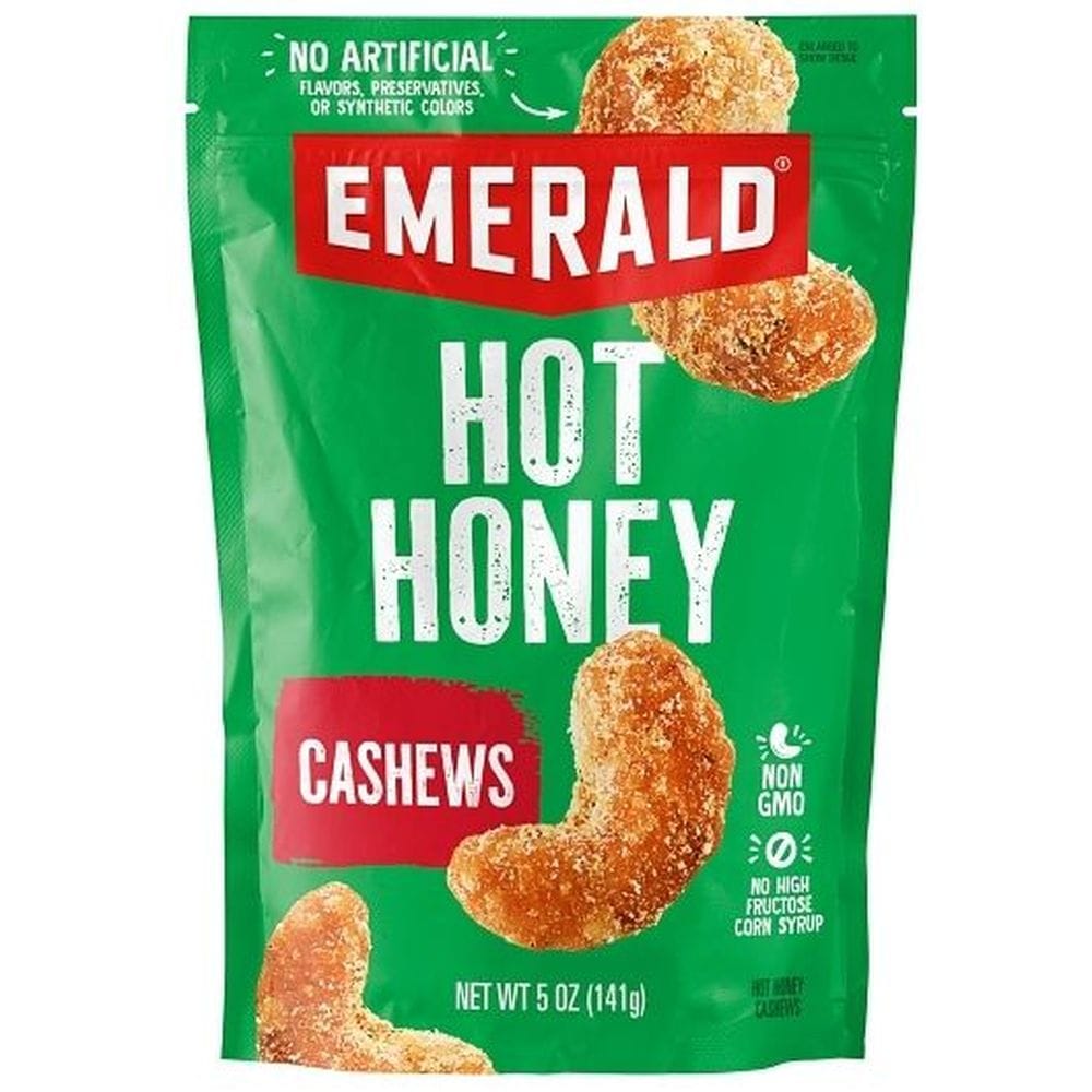 Emerald Hot Honey Cashews, 5 Ounce -- 6 Per Case
