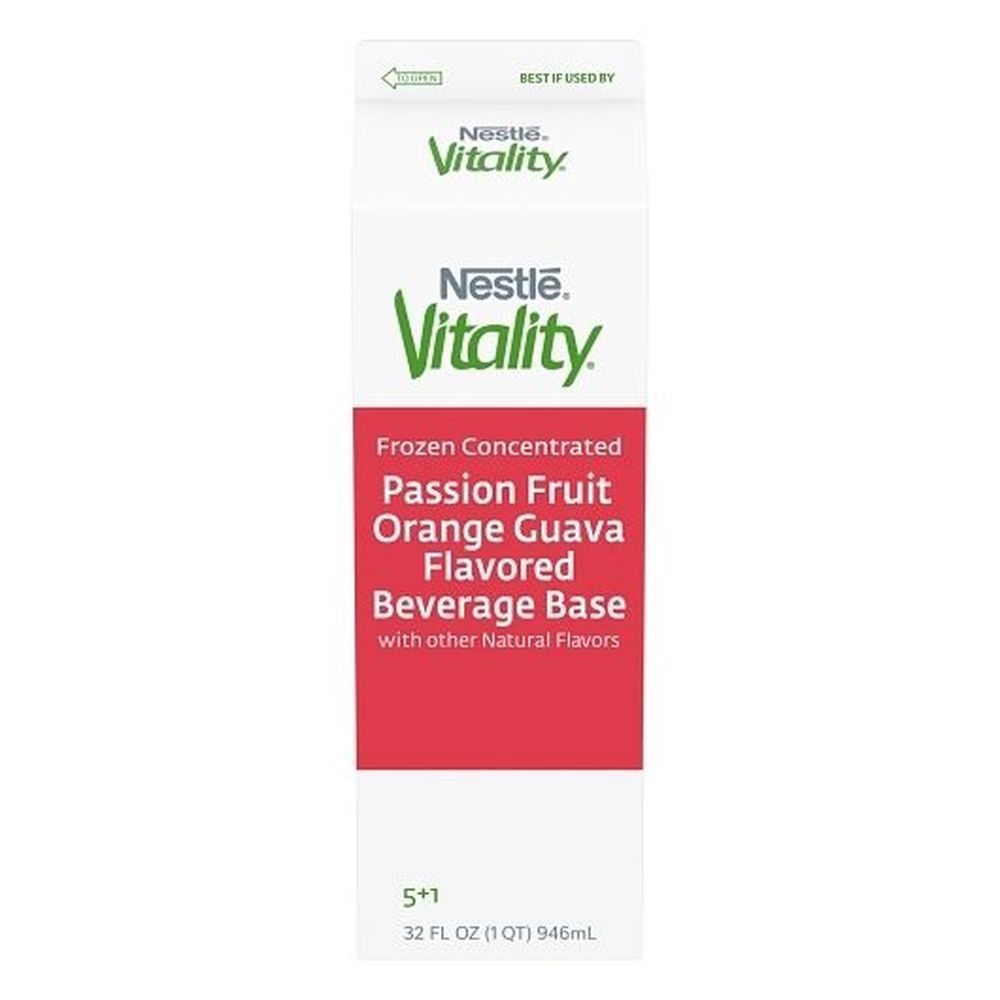 Vitality Passion Fruit Orange Guava Concentrate, 32 Fluid Ounce -- 12 Per Case