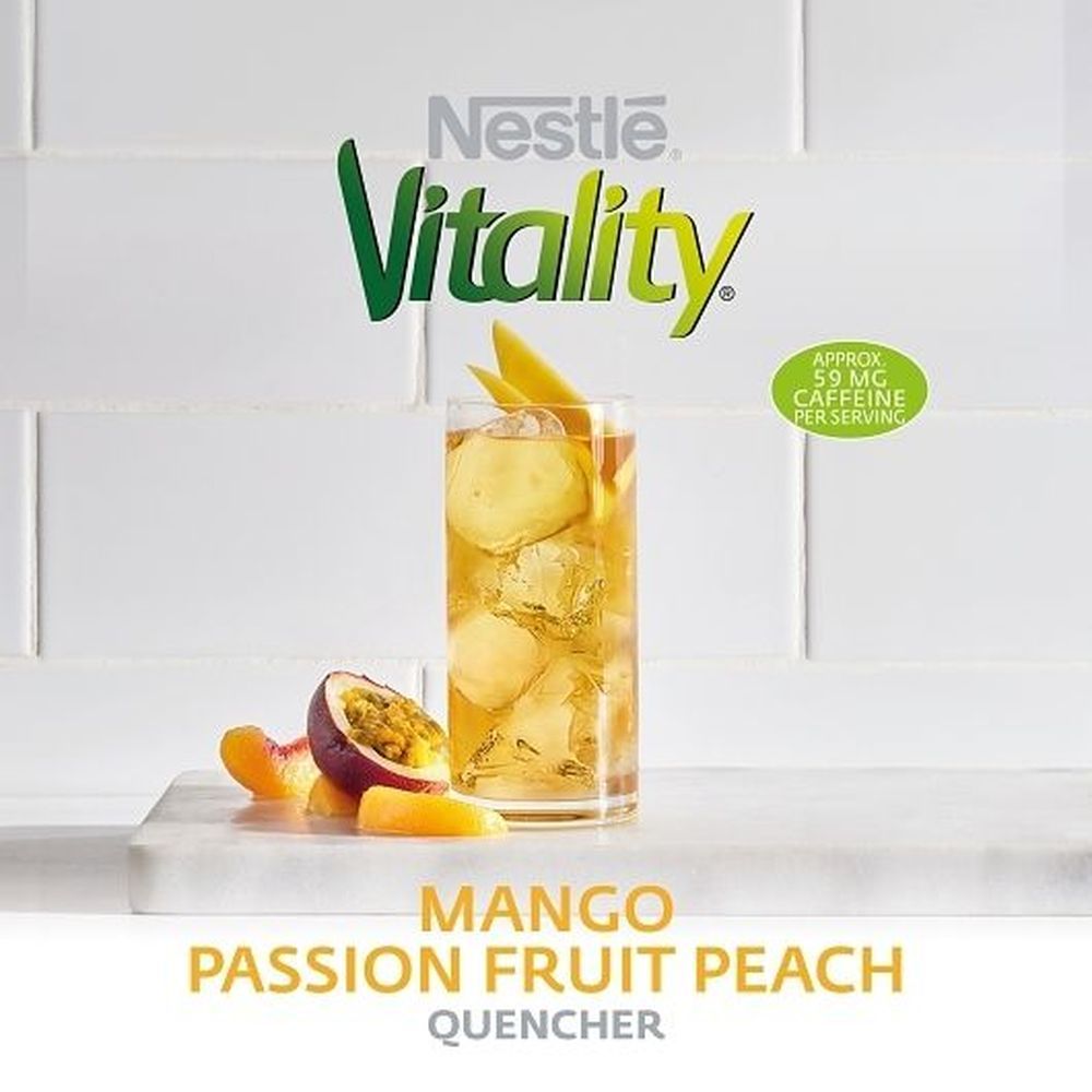 Vitality Mango Passion Fruit Peach Refresher Concentrate, 32 Fluid Ounce -- 12 Per Case