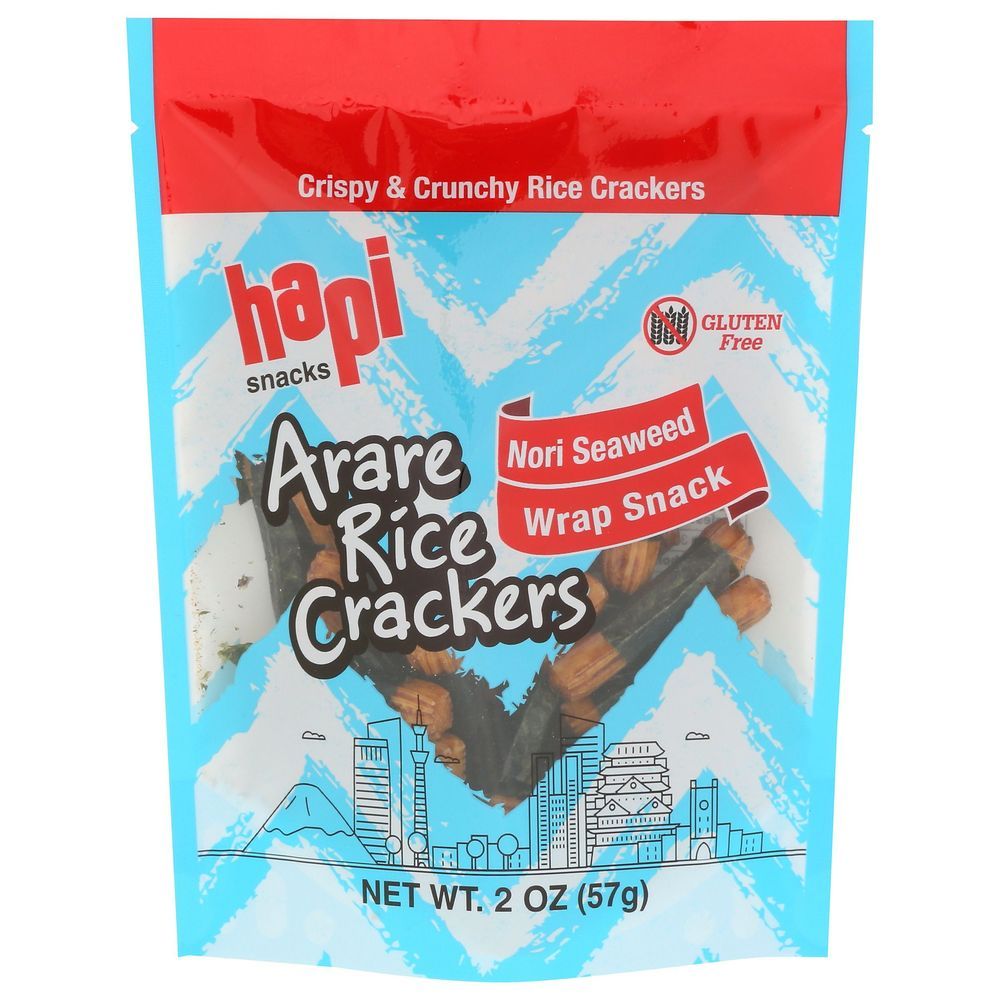 Hapi Nori Maki Seaweed Wrap Snacks, 2 Ounce -- 12 Per Case