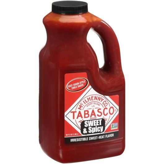 Tabasco Sweet Chili Sauce Hot Sauce Bulk, 0.5 Gallon, 2 Per Case