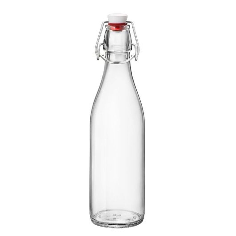 Bormioli Rocco Giara Glass 17 Ounce Swing Top Bottle, 12 Count