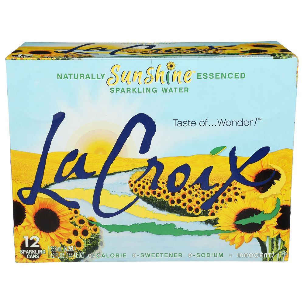 La Croix Sunshine Sparkling Water, 12 Fluid Ounce -- 24 Per Case