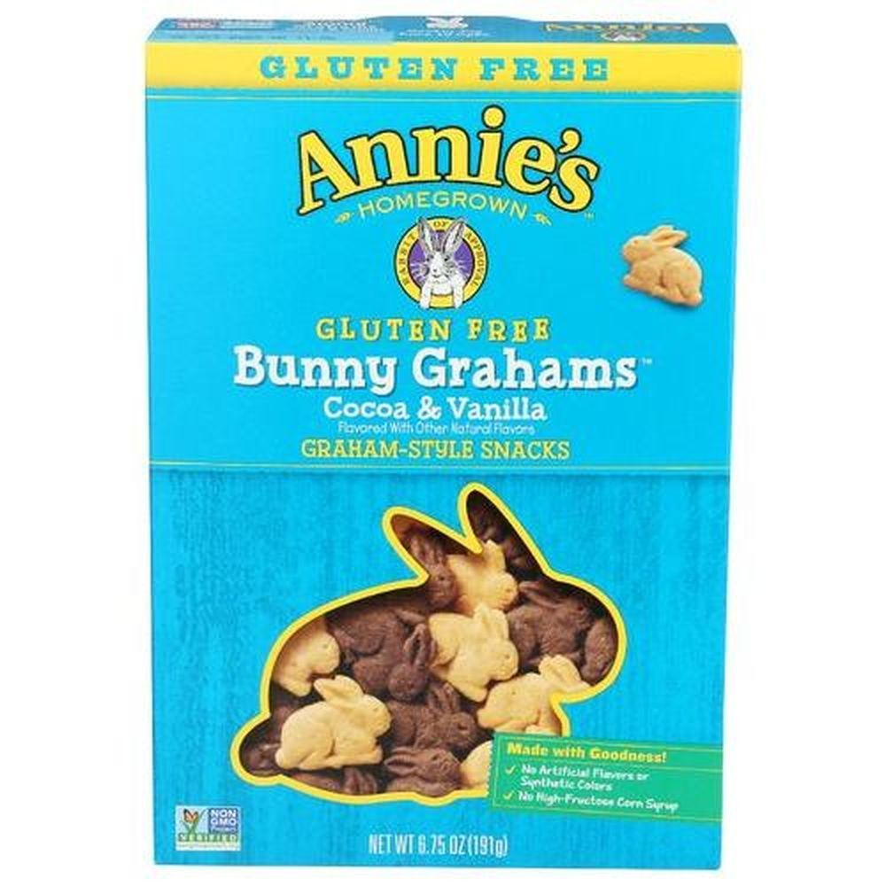 Annies Gluten Free Cocoa And Vanilla Bunny Cookies, 6.75 Ounce -- 12 Per Case