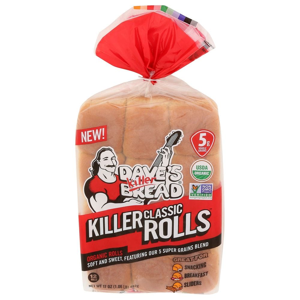 Dave's Killer Bread Organic Killer Classic Rolls, 17 Ounce -- 8 Per Case