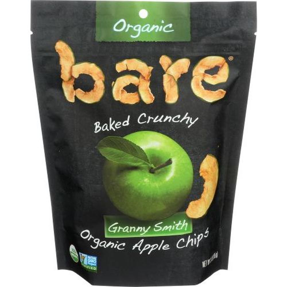 Bare Organic Baked Crunchy Granny Smith Apple Chips, 3 Ounce -- 12 Per Case