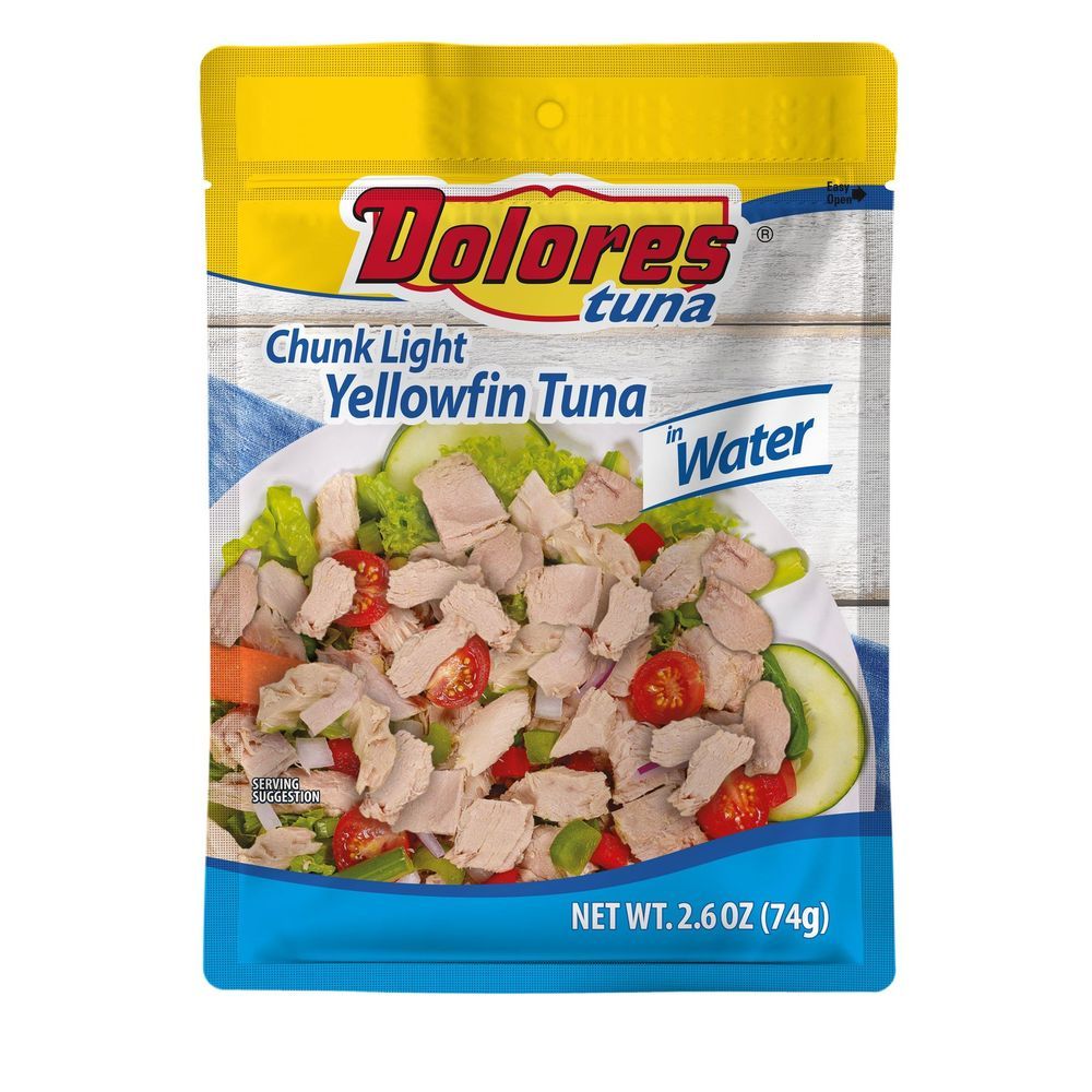 Dolores Chunk Light Yellowfin Tuna In Water, 2.6 Ounce -- 24 Per Case