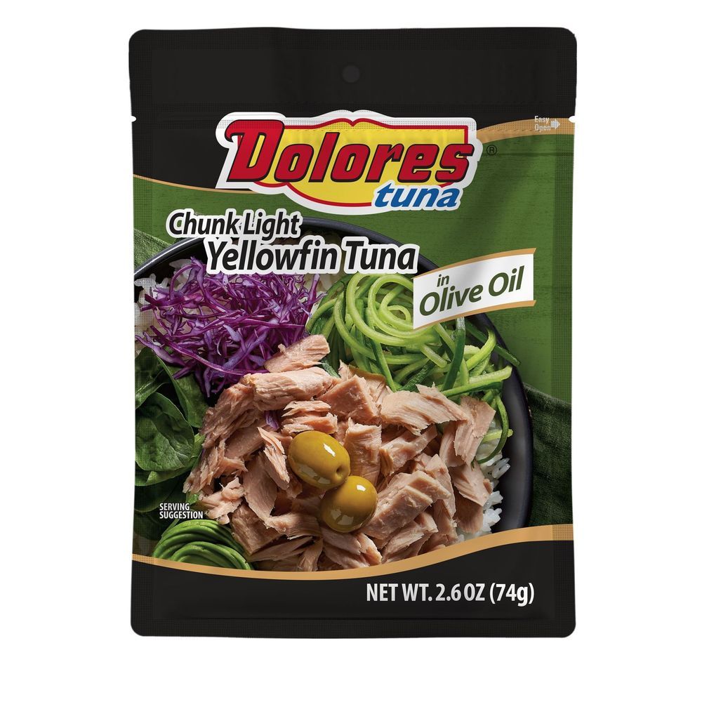 Dolores Chunk Light Yellowfin Tuna In Olive Oil, 2.6 Ounce -- 24 Per Case