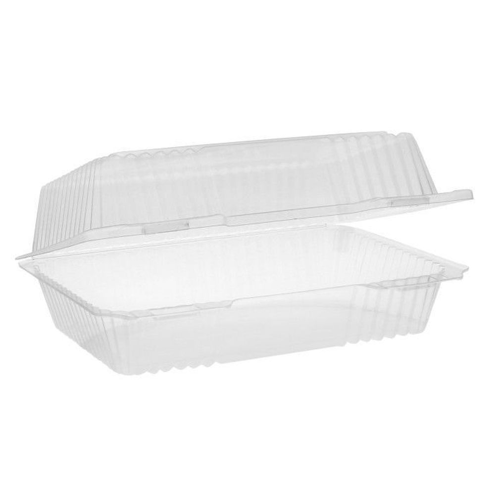 Smartlock Clearview Clear Ops Container With Hinged Lid, 36 Ounce Capacity -- 200 Per Case