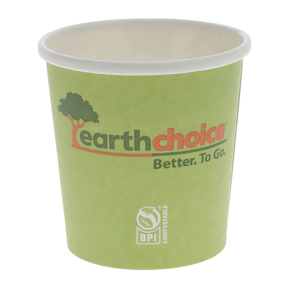 Earthchoice Green Paperboard Compostable Soup Cup, 16 Ounce Capacity -- 500 Per Case