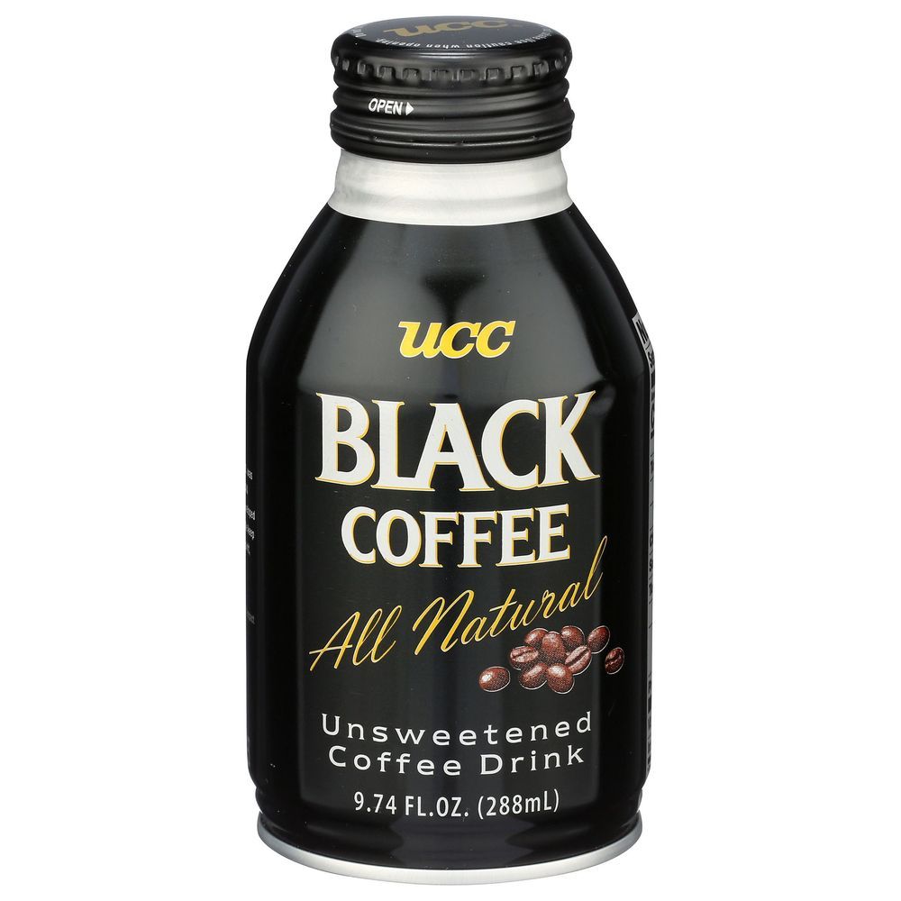 Ucc Unsweetened Black Coffee, 9.74 Fluid Ounce -- 24 Per Case