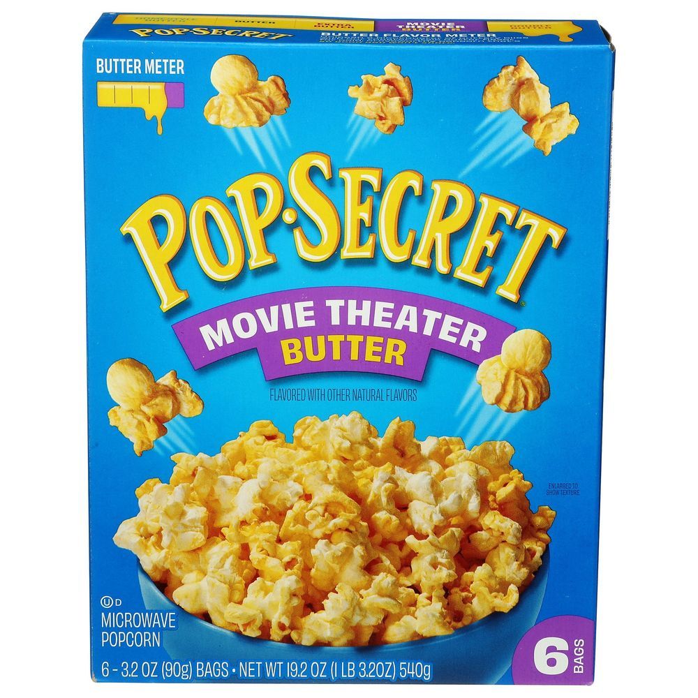 Pop Secret Movie Theater Butter Popcorn, 19.2 Ounce -- 6 Per Case