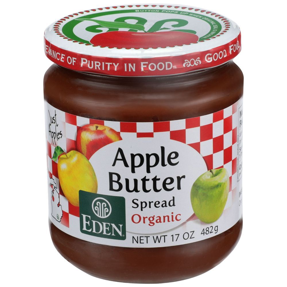 Eden Apple Fruit Butter Spread, 17 Ounce -- 12 Per Case