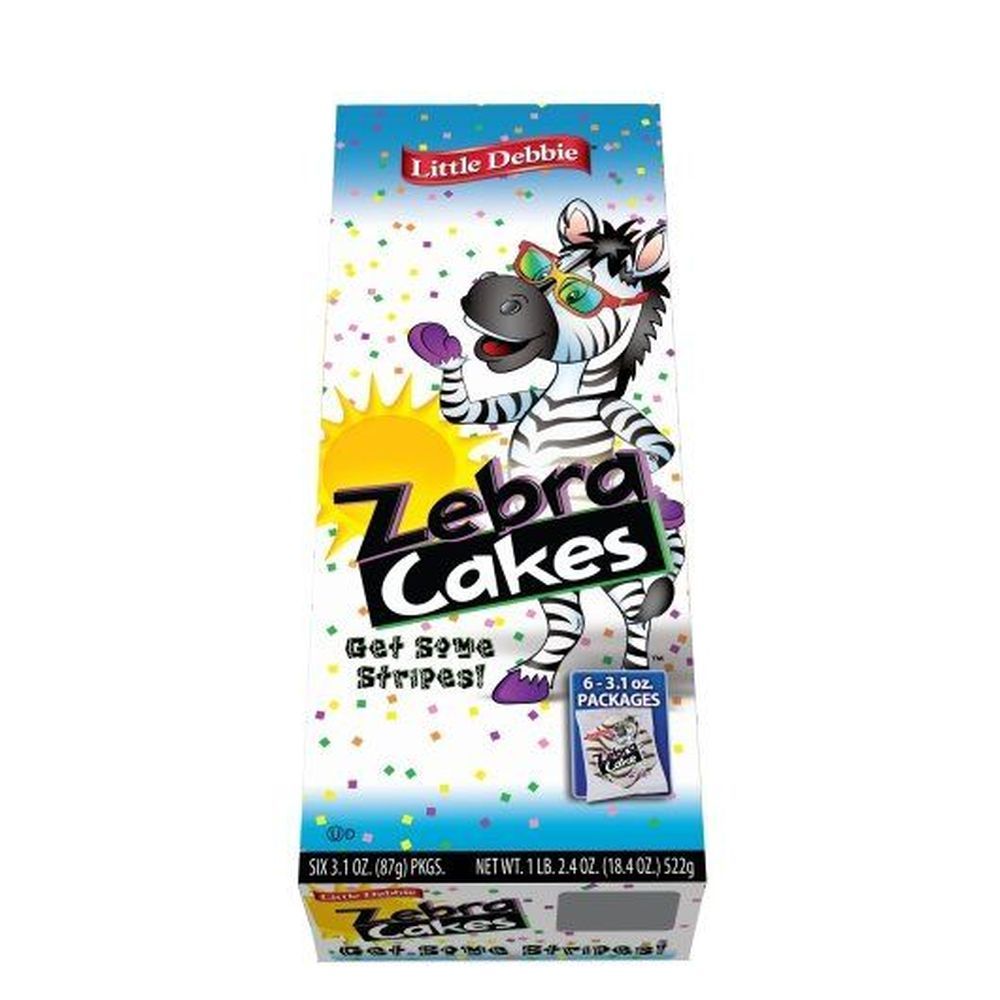 Little Debbie Vending Zebra Cakes Foa, 3.1 Ounce -- 54 Per Case