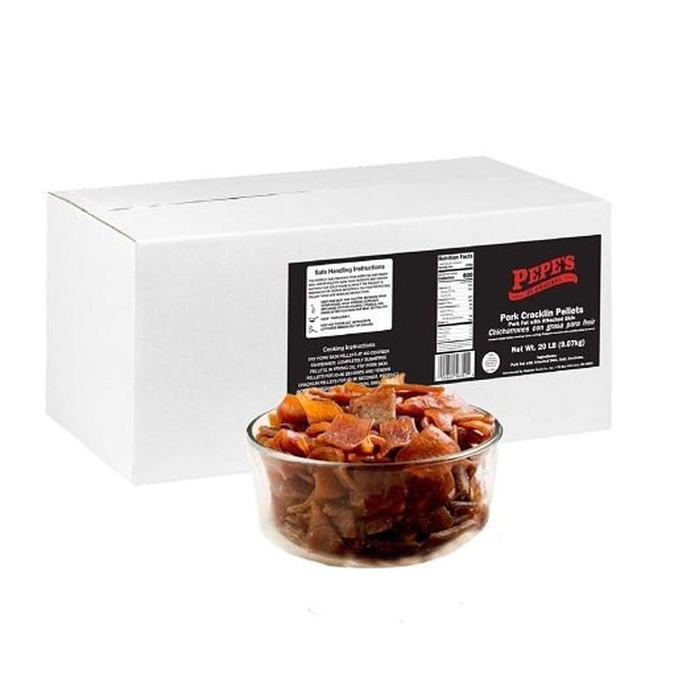Pepe's Pork Cracklin Pellets, 20 Pound