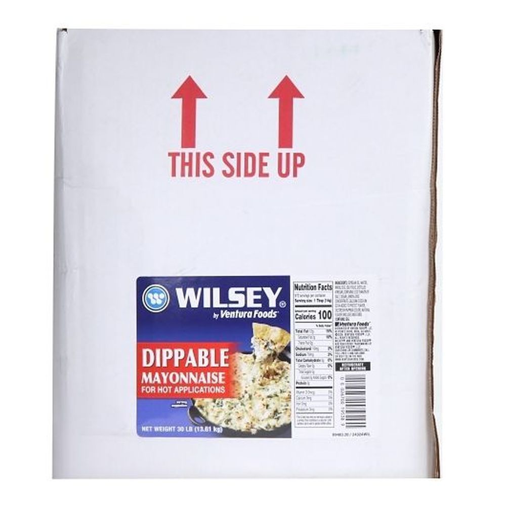 Wilsey Traditional Flavor Dippable Mayonnaise, 30 Pound