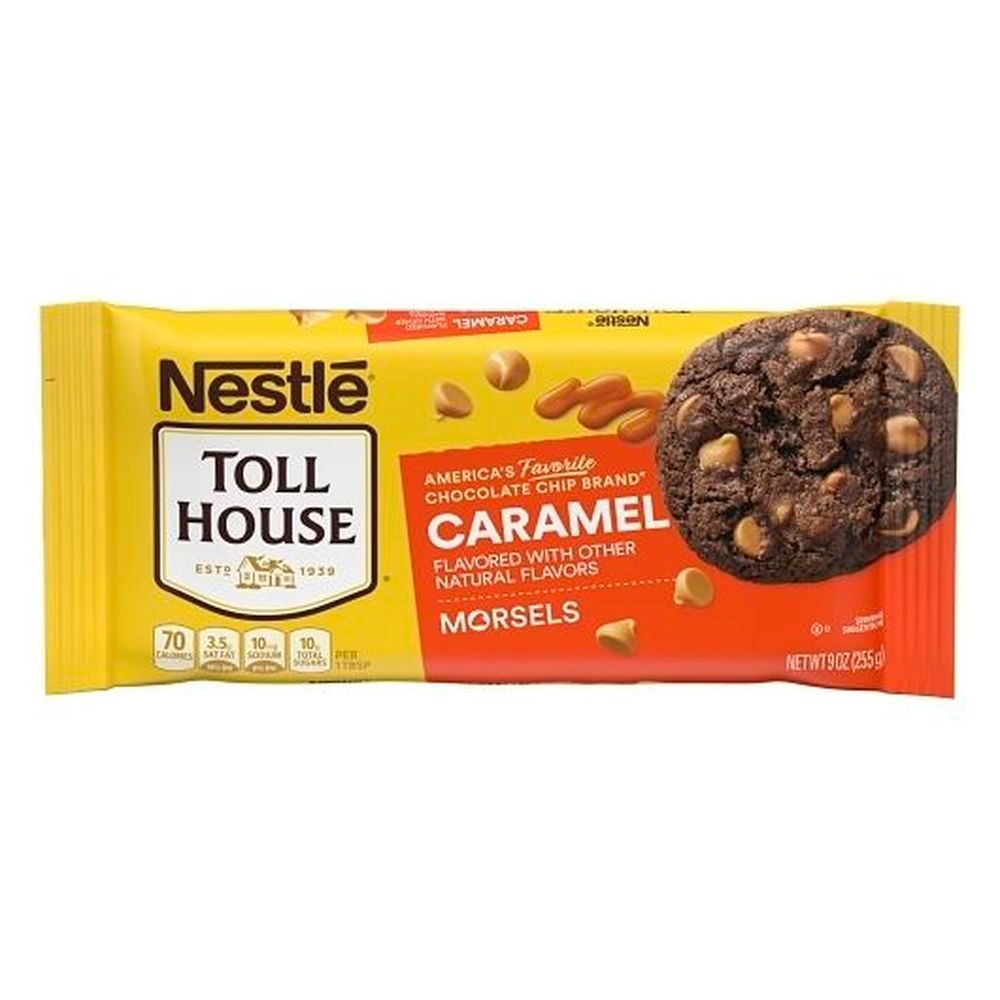 Nestle Toll House Caramel Morsel, 9 Ounce -- 24 Per Case