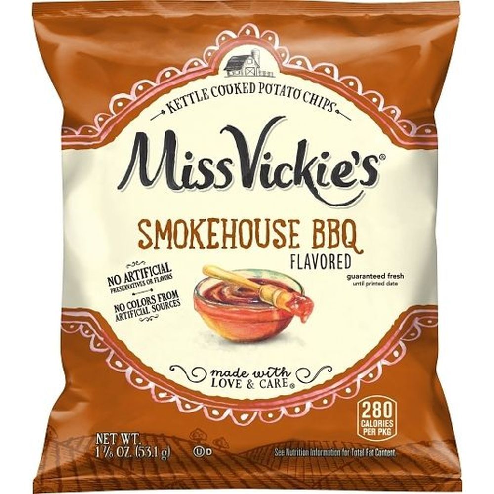 Miss Vickie's Smokehouse Bbq Potato Chips, 1.875 Ounce -- 24 Per Case