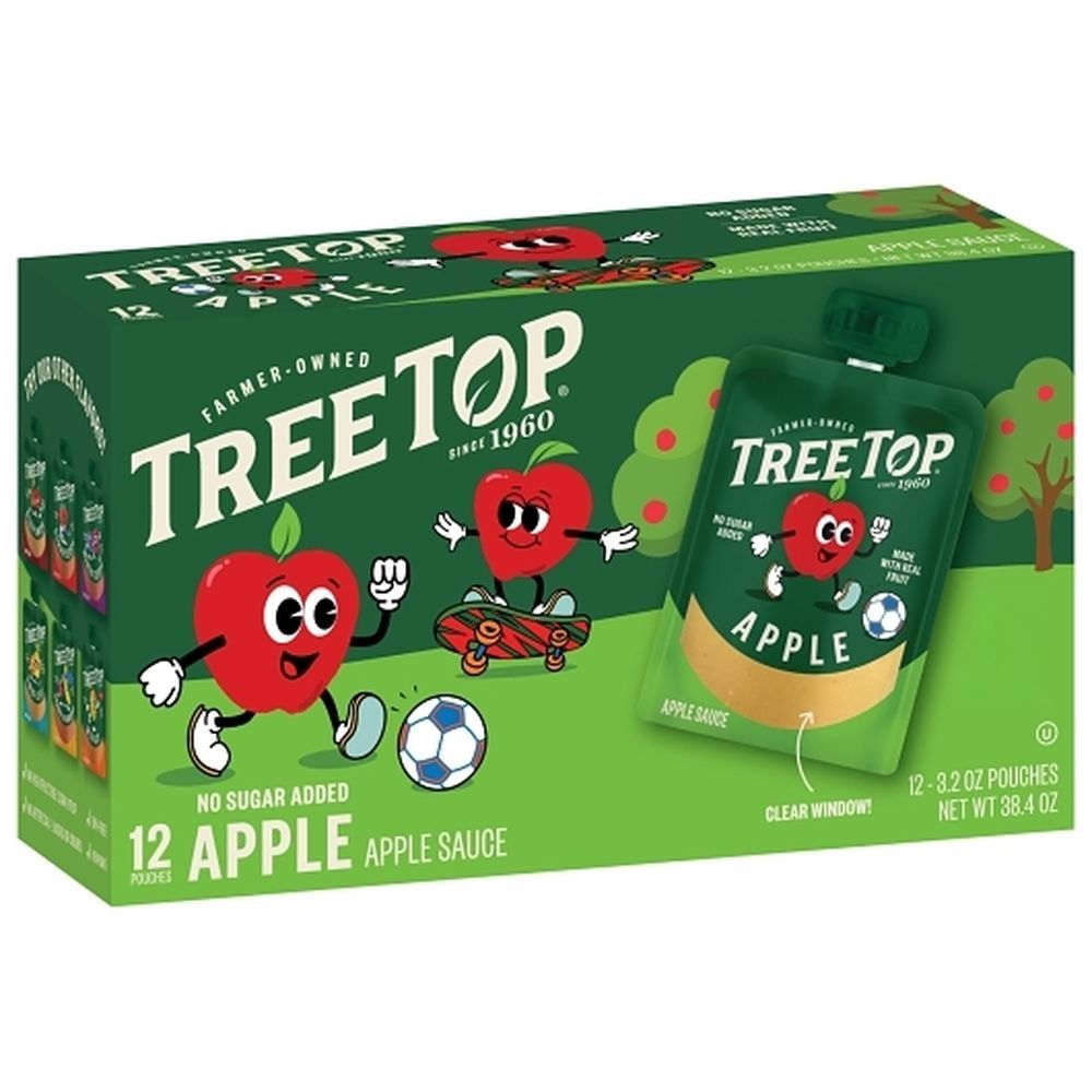 Tree Top Apple Sauce, 38.4 Ounce Pouch -- 4 Per Case