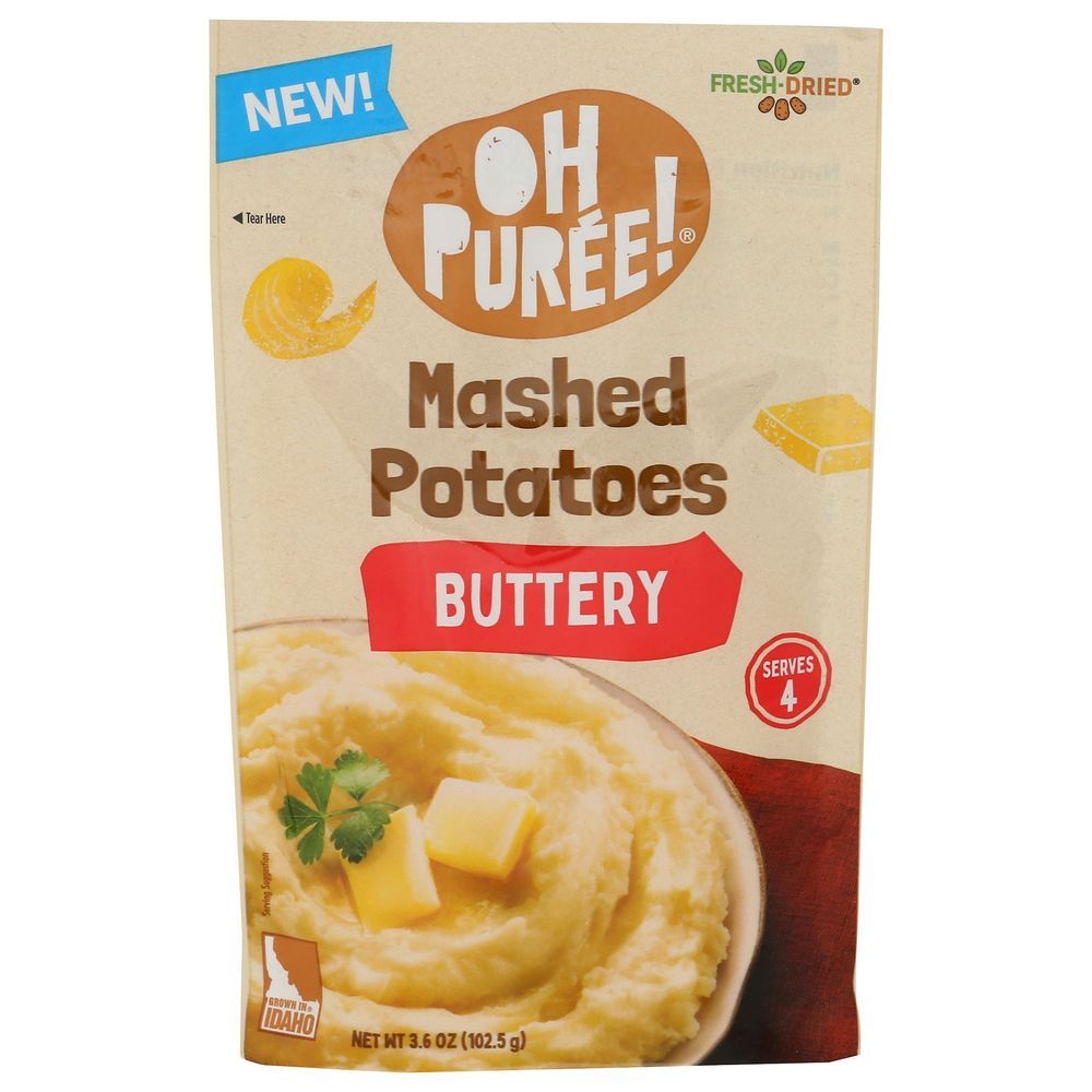 Oh Puree Buttery Mashed Potatoes, 3.6 Ounce -- 12 Per Case