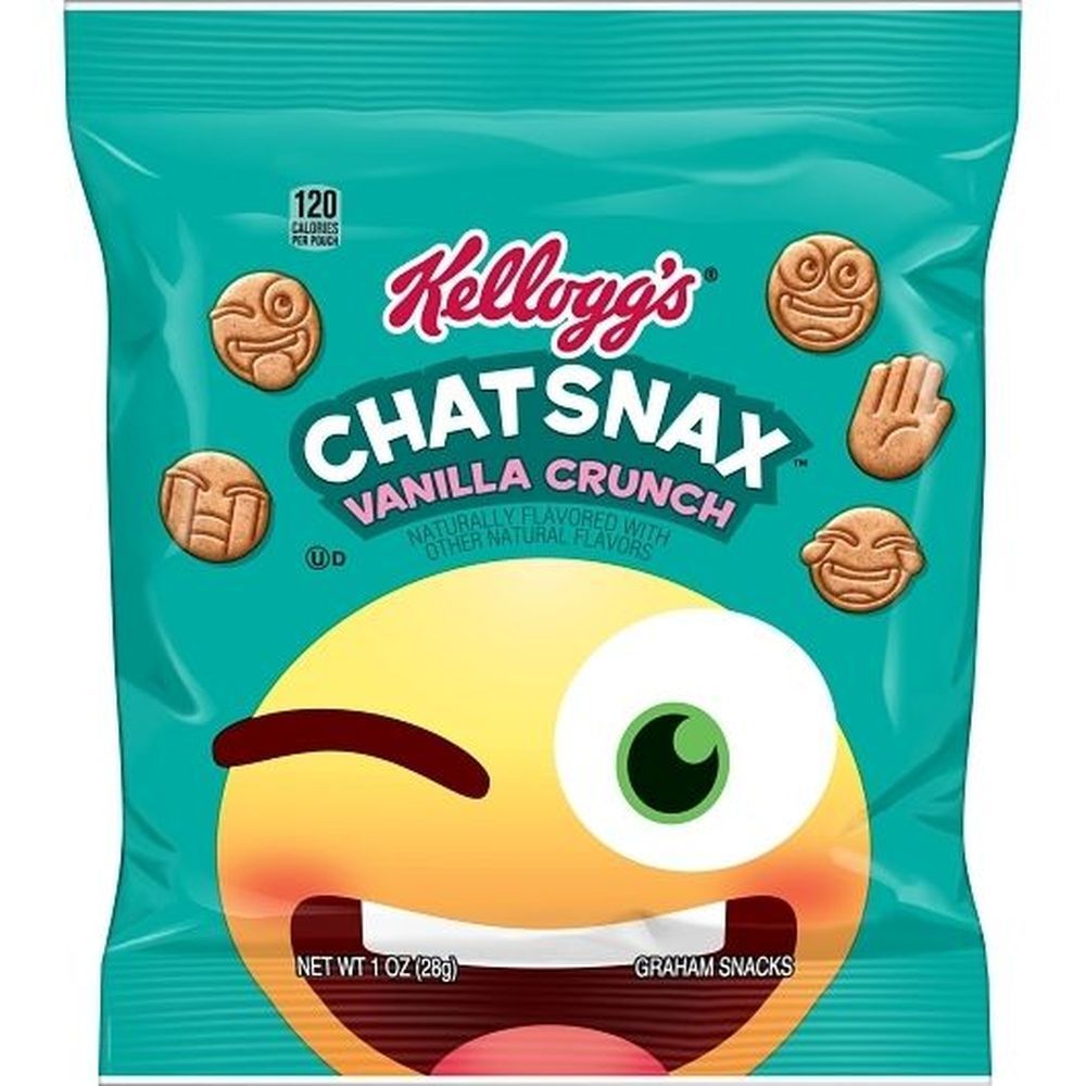 Kellogg's Chat Snax Vanilla Crunch Graham Crackers, 1 Ounce -- 210 Per Case