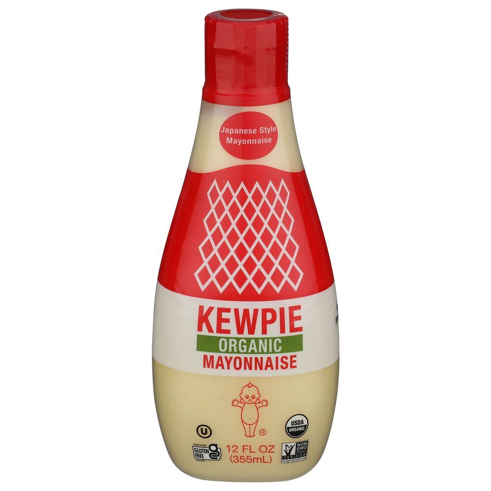 Kewpie Organic Japanese Style Mayonnaise, 12 Fluid Ounce -- 6 Per Case