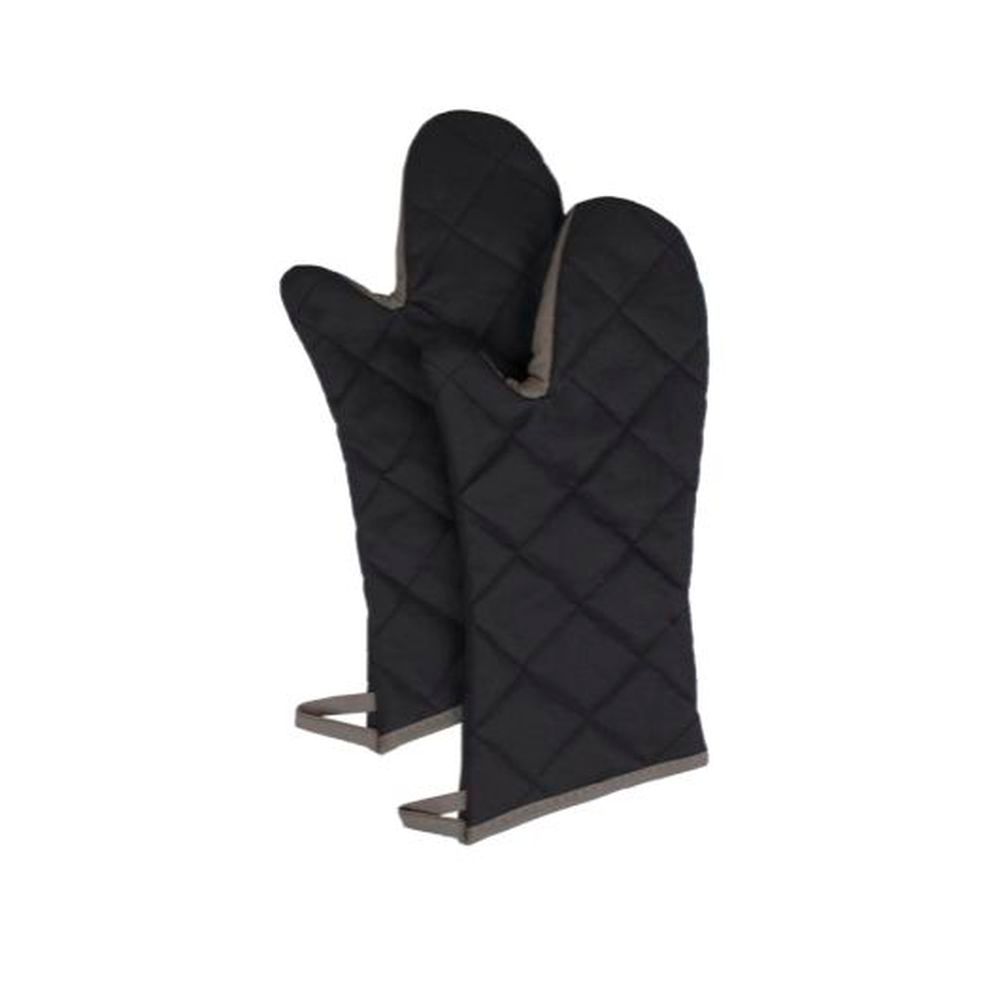 Ritz 17 Inch Elbow-length Flame-resistant Pyrotex Black Oven Mitt, 2 Count -- 12 Per Case