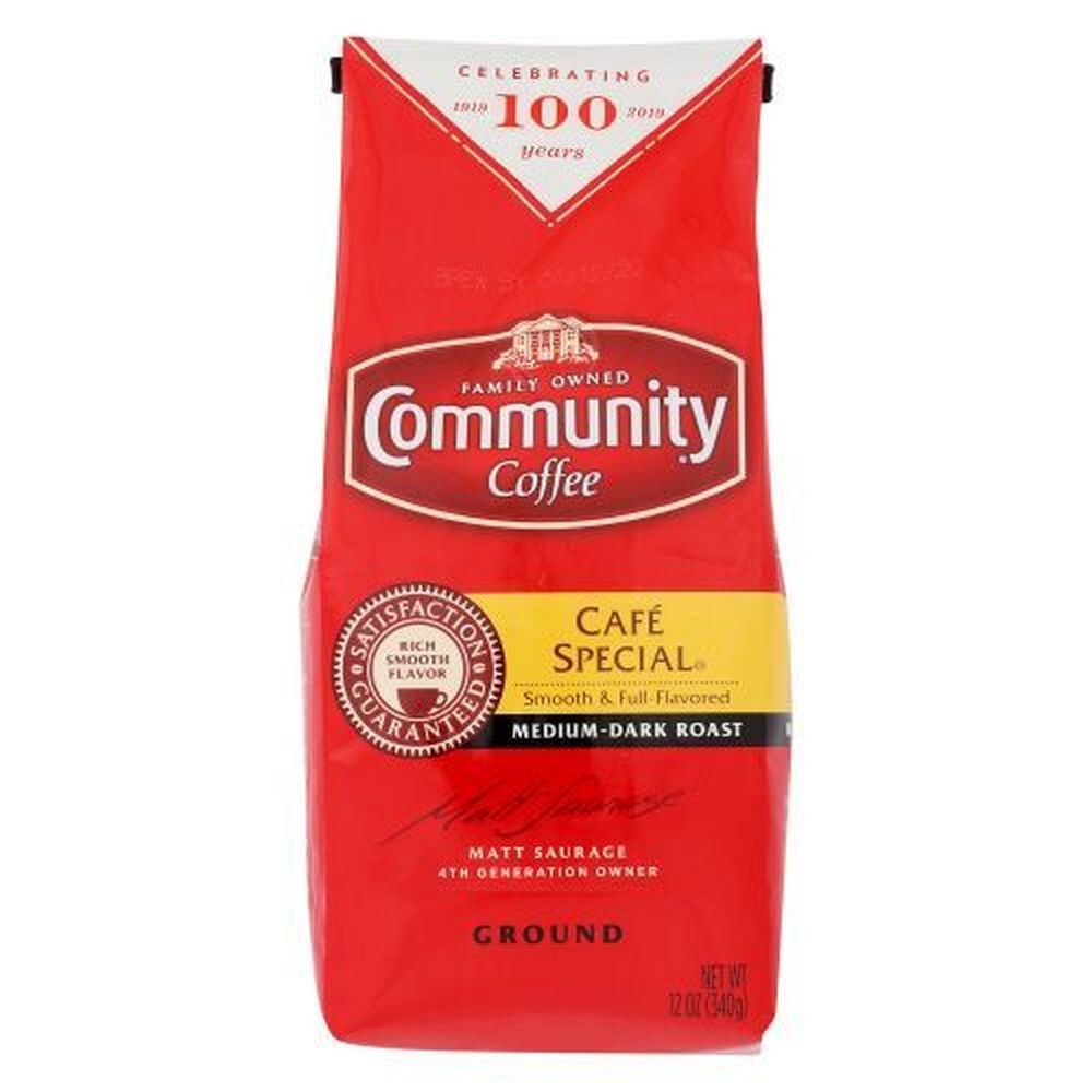 Community Cafe Special Medium Dark Roast Ground Coffee, 12 Ounce -- 6 Per Case