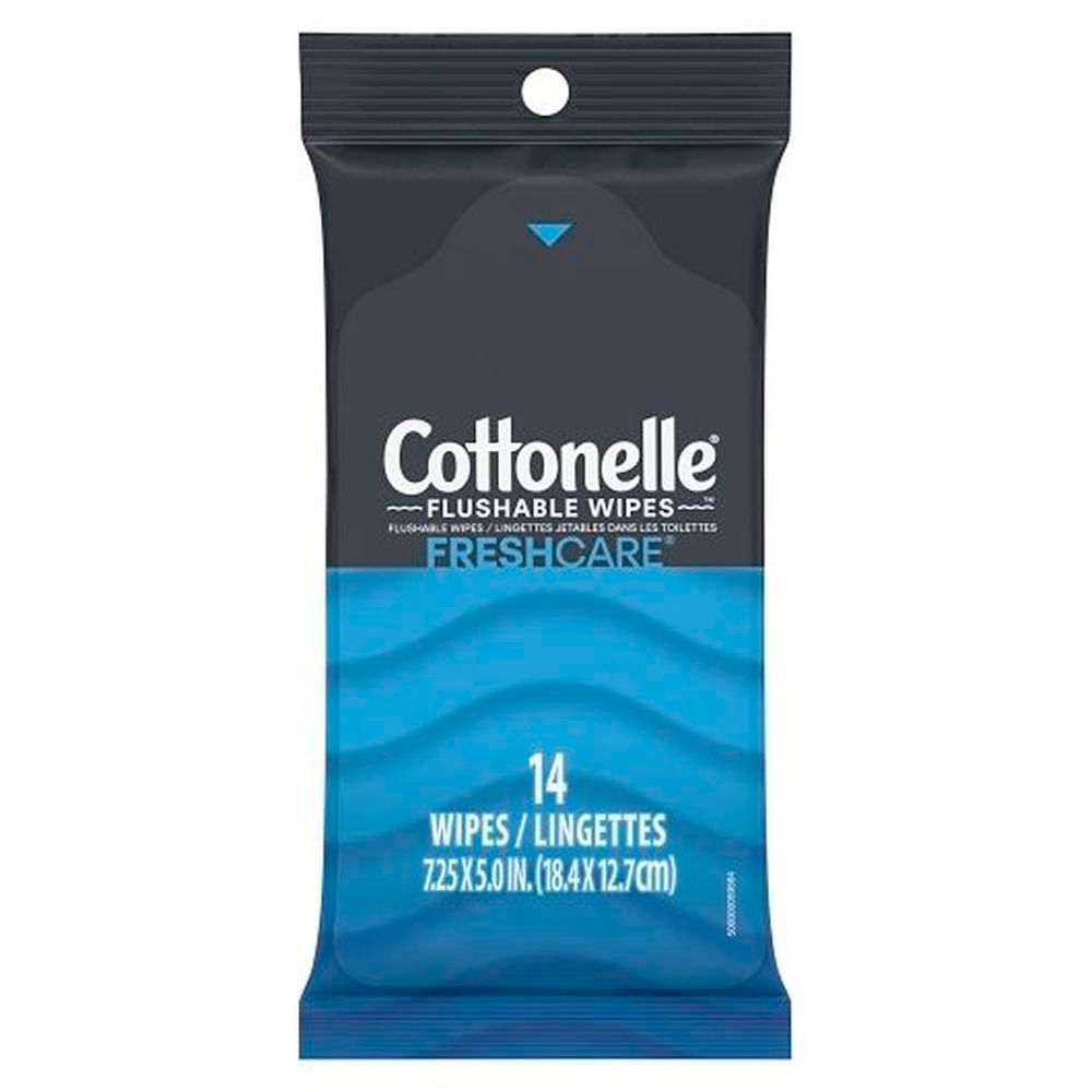 Cottonelle Freshcare Flushable Wipes, 14 Count -- 24 Per Case