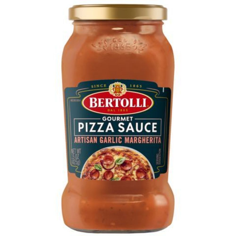 Bertolli Gourmet Artisan Garlic Margherita Pizza Sauce, 15 Ounce -- 12 Per Case