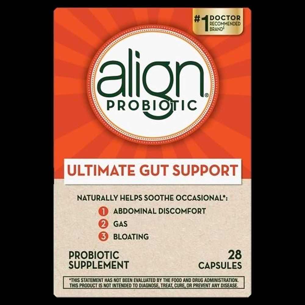 Align Probiotic Supplement Capsules For Digestive Health, 28 Count -- 12 Per Case