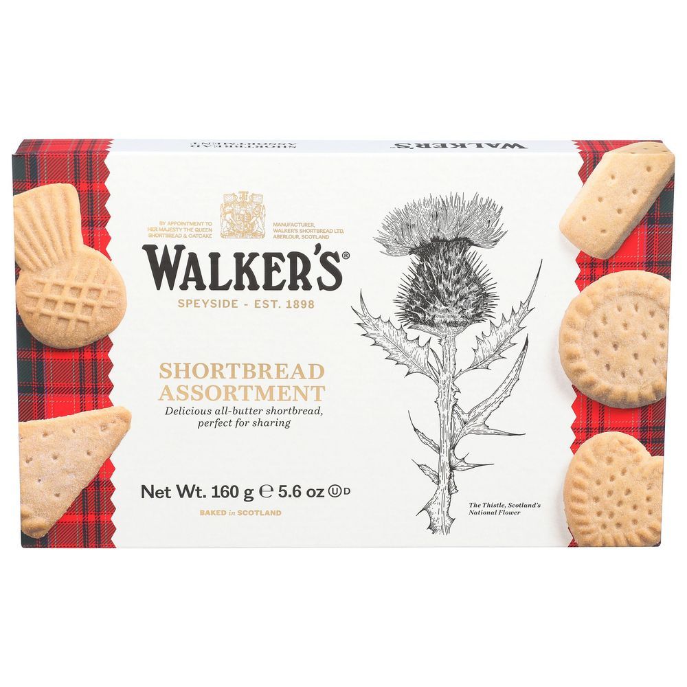 Walker's All Butter Assortment Shortbread, 5.6 Ounce -- 12 Per Case