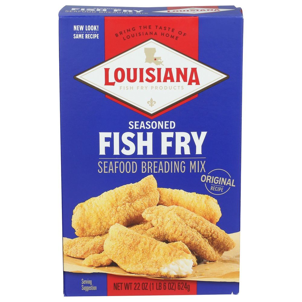 Louisiana Fish Fry Seasoned Fish Fry Mix, 22 Ounce -- 6 Per Case