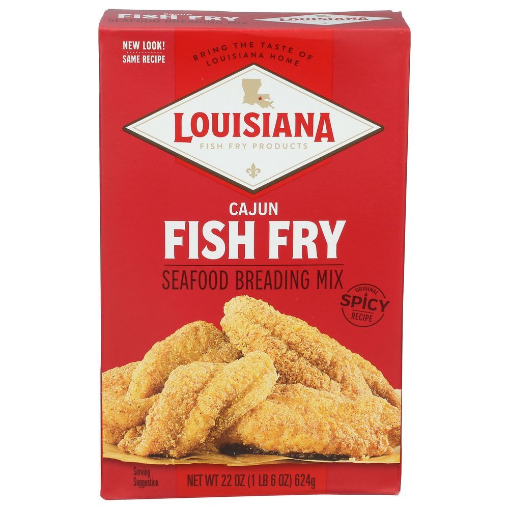 Louisiana Fish Fry Cajun Fish Fry Breading Mix, 22 Ounce -- 6 Per Case