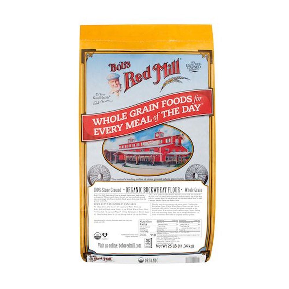 Bob's Red Mill Organic Buckwheat Flour, 25 Pound