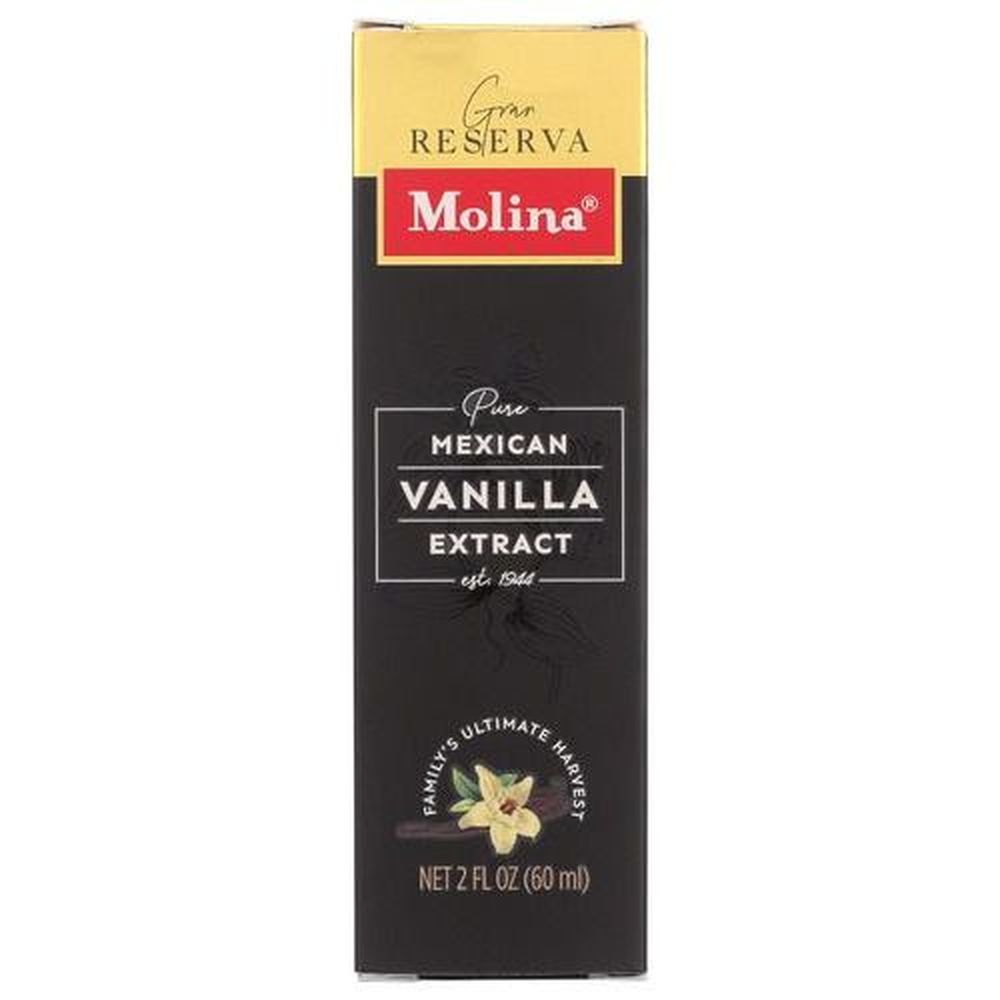 Molina Gran Reserva Pure Mexican Vanilla Extract, 2 Ounce -- 12 Per Case