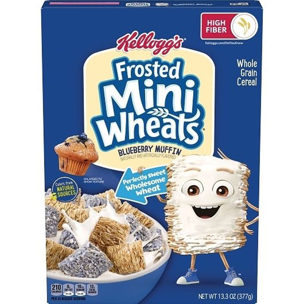 Frosted Mini-wheats Blueberry Cereal, 13.3 Ounce -- 10 Per Case