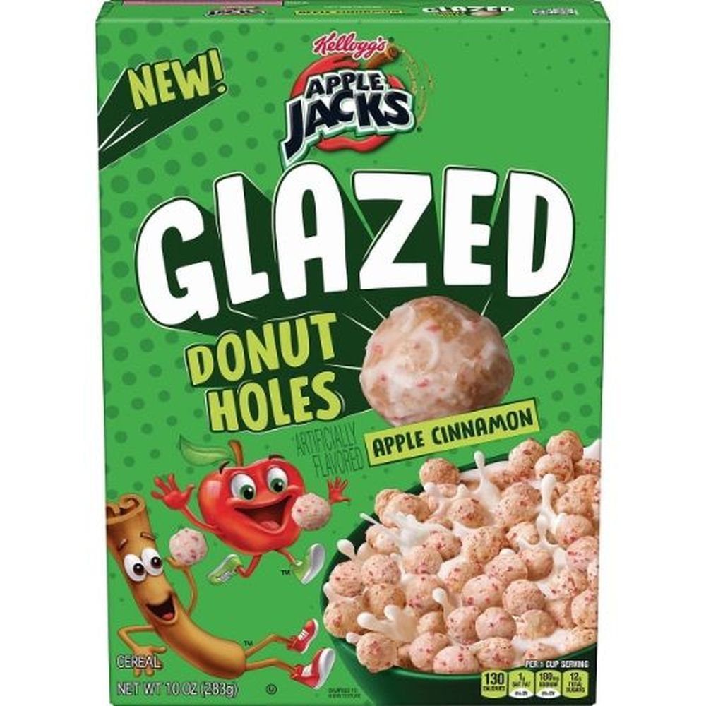 Apple Jacks Glazed Donut Holes Cereal, 10 Ounce -- 12 Per Case