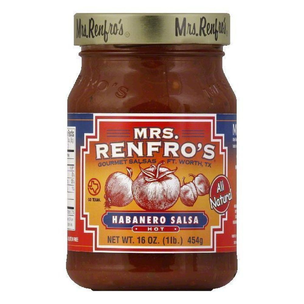 Mrs. Renfro's Hot Habanero Salsa, 16 Ounce -- 6 Per Case