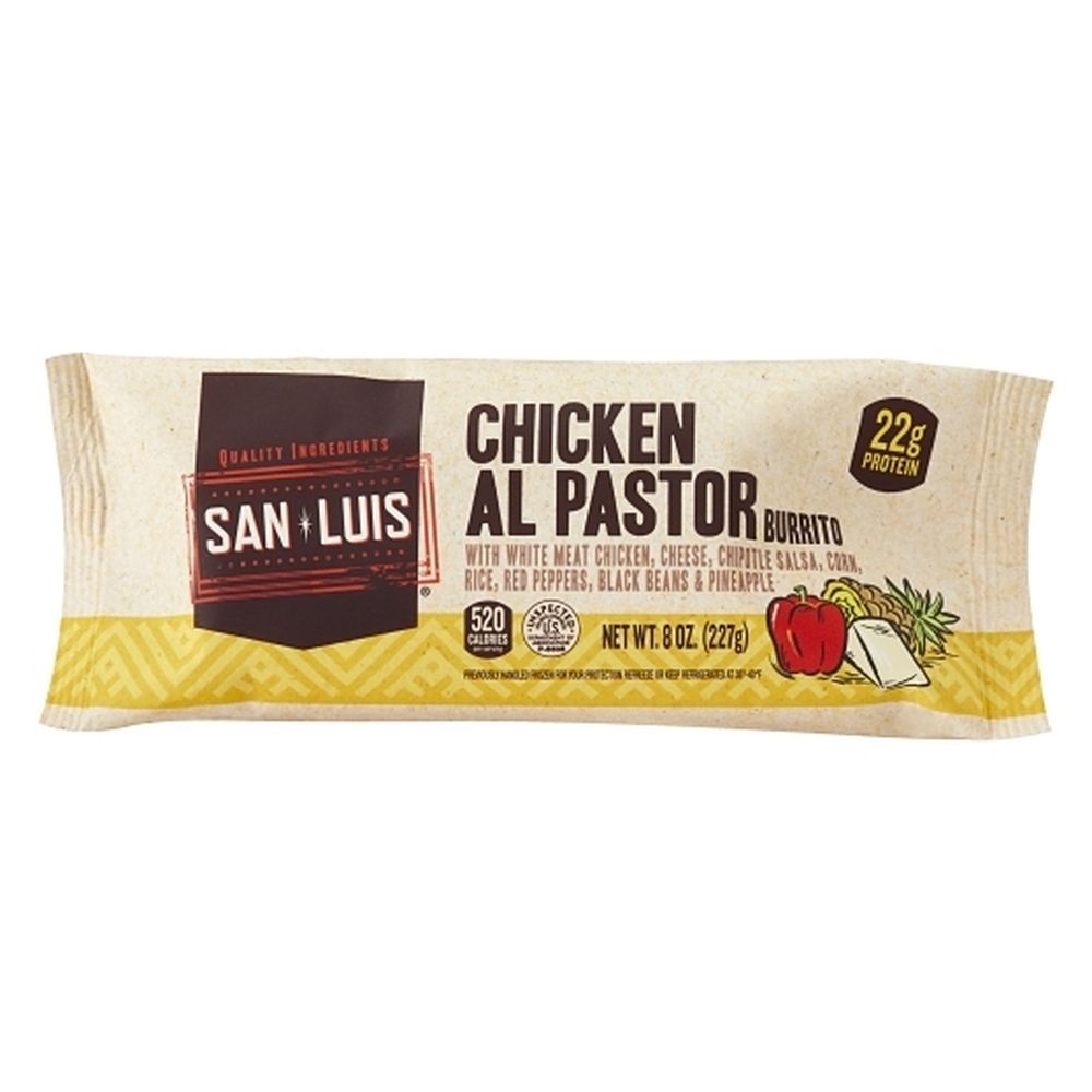 San Luis Chicken Al Pastor Burrito, 8 Ounce -- 10 Per Case