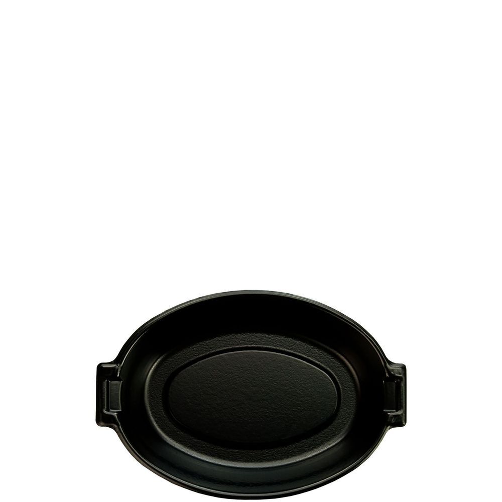 Dart Quiet Classic Black Laminated Casserole Dish Plate, 8 Ounce Capacity -- 1000 Per Case