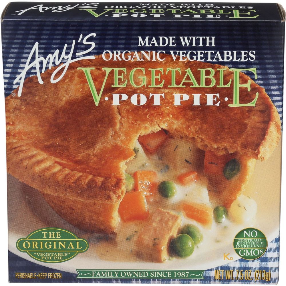 Amy's Organic Vegetable Pot Pie, 7.5 Ounce -- 12 Per Case