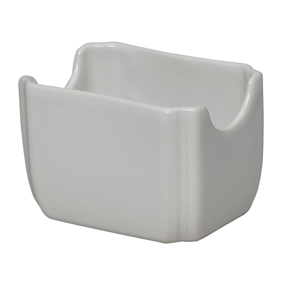 Fiesta 3.5 X 2.625 X 2.25 Inch White Sugar Caddy, 12 Count