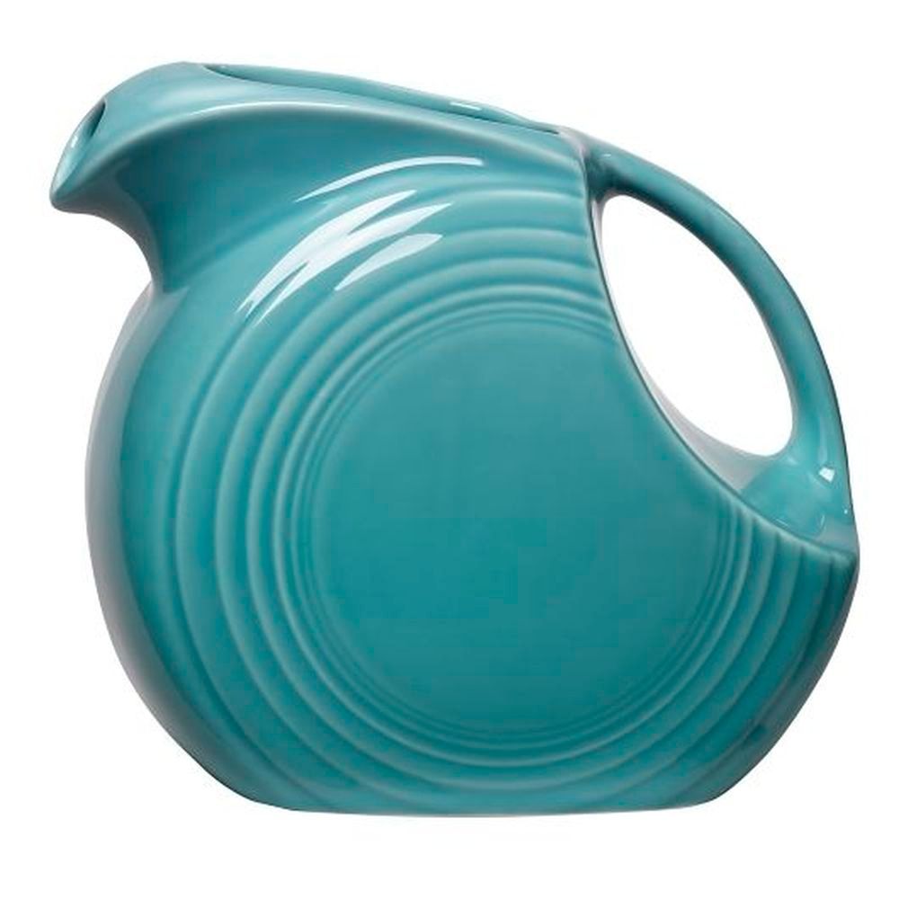 Fiesta 67 Ounce Turquoise Large Disk Pitcher, 2 Count