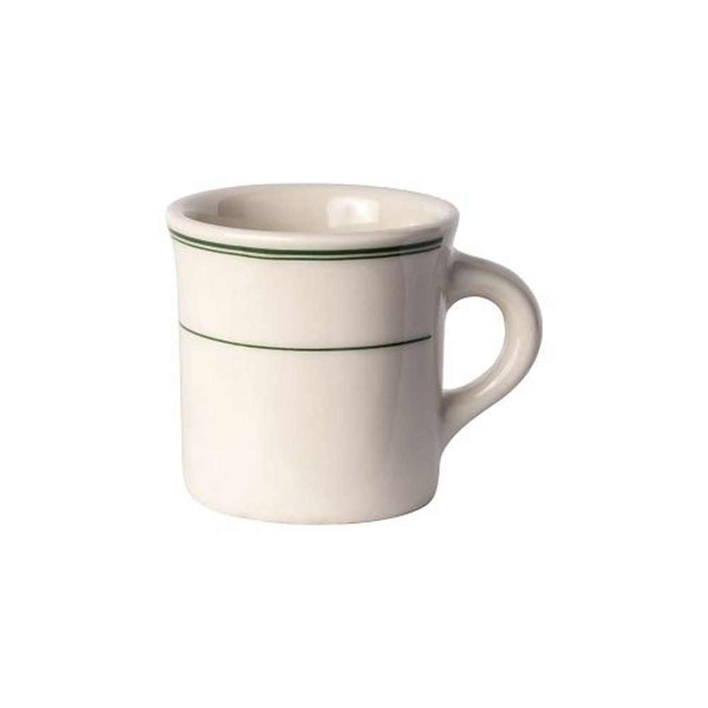 Homer Laughlin Green Band China 8.75 Ounce Mug, 36 Count