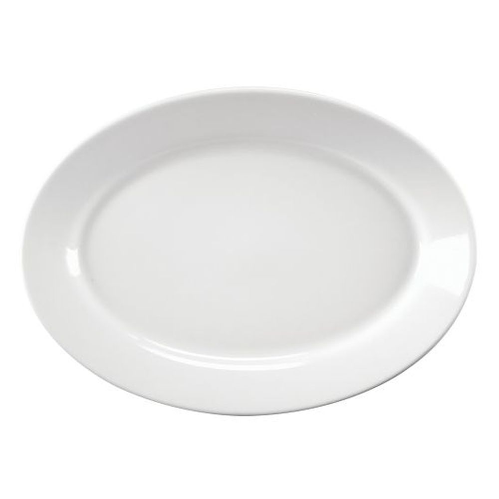 Homer Laughlin Pristine China 10 3/8 Inch Oval Platter, 24 Count