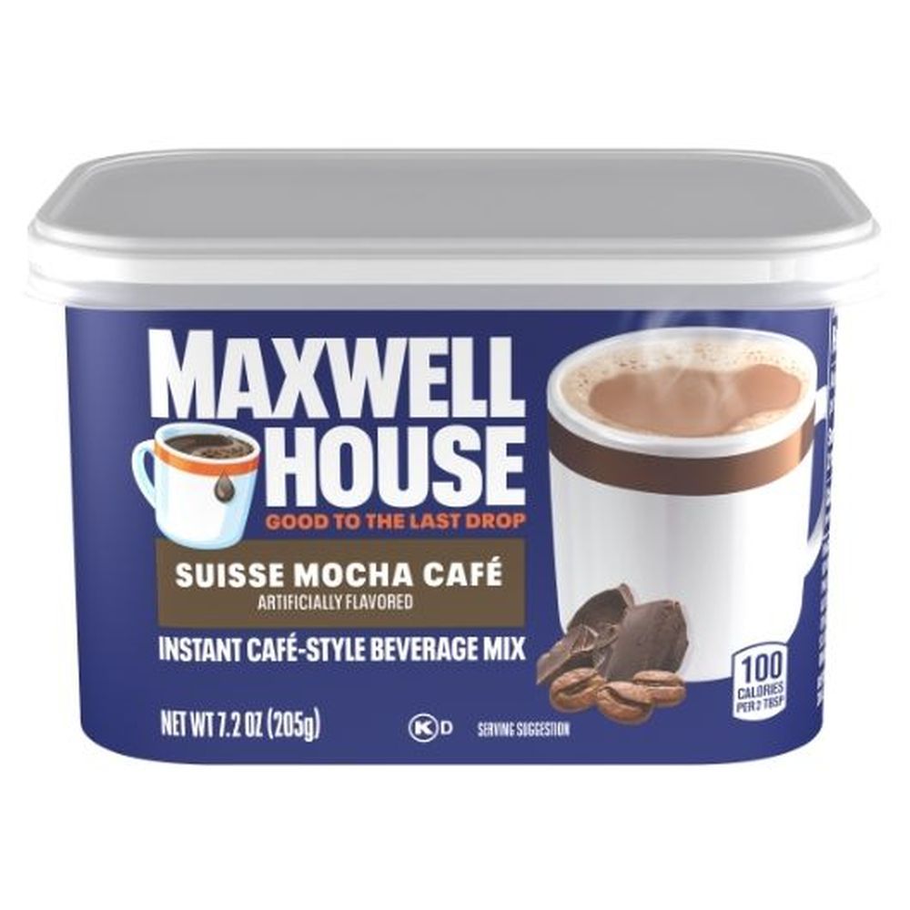 Maxwell House Suisse Mocha Instant Coffee, 7.2 Ounce -- 8 Per Case